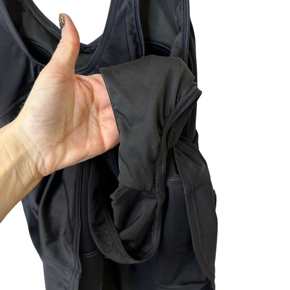 Lands End Womens One Piece Bathing Suit Black 16 - Picture 11 of 11